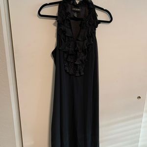 Black halter dress